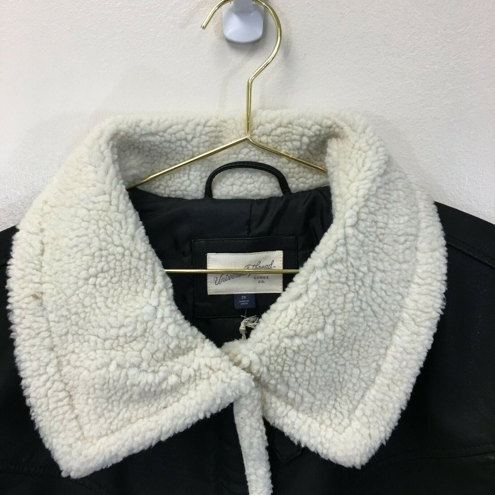 Universal Thread Plus Size Sherpa Moto Jacket - Picture 6 of 12